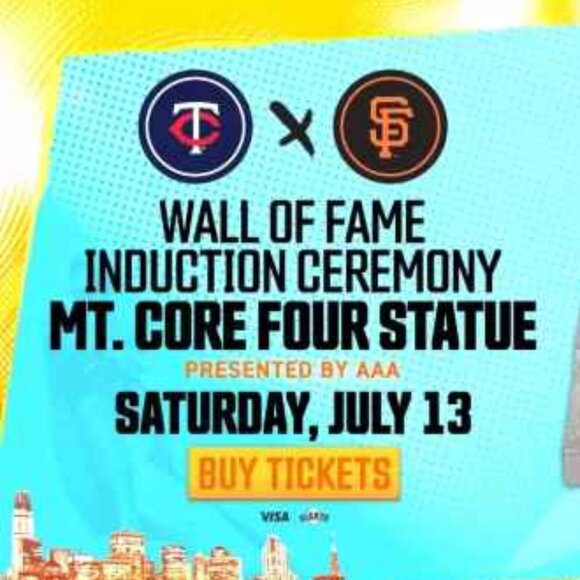 NIB San Francisco SF Giants 2024 Core Four Statue Affeldt Lopez Casilla Romo - Picture 3 of 3